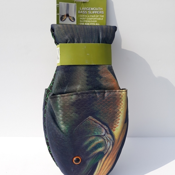 large mouth bass slippers